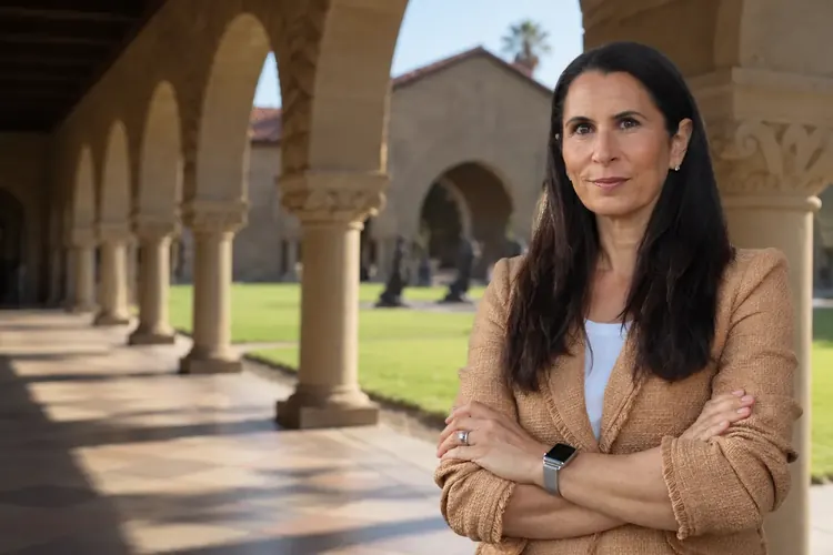 Dr. Samia McCully, ND under the stone arches
