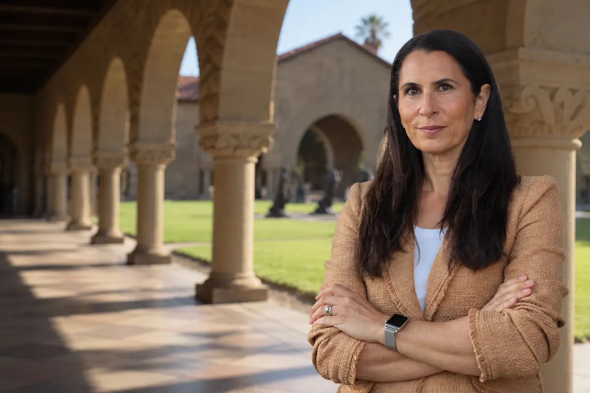 Dr. Samia McCully, ND under the stone arches