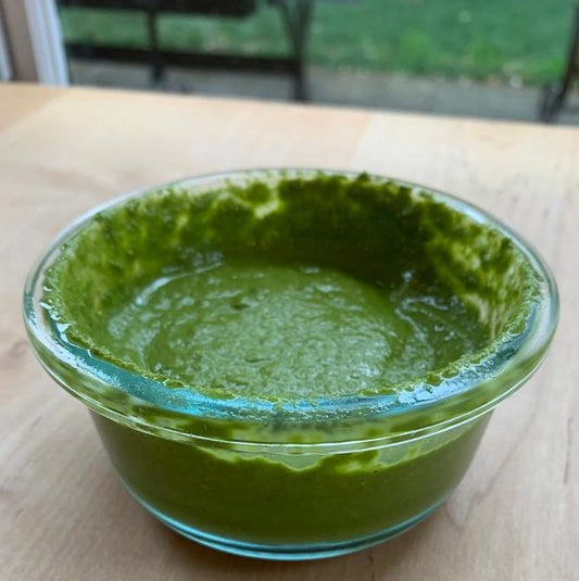 How to make the best dairy-free, nut-free pesto!